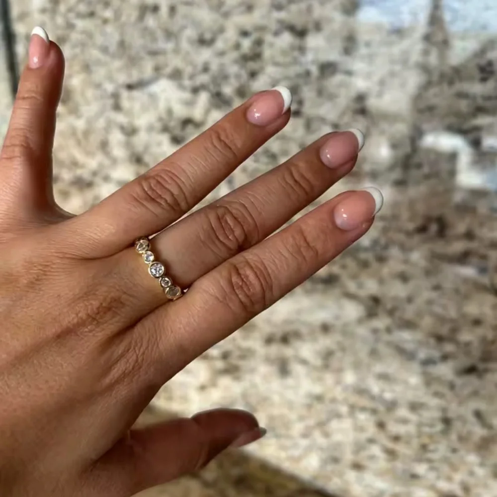 Celeste Gold Bezel Diamond Ring - Picture 11 of 12